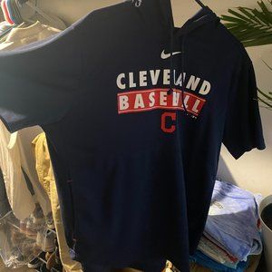 Cleveland Guardians Short Sleeve Nike Hoodie